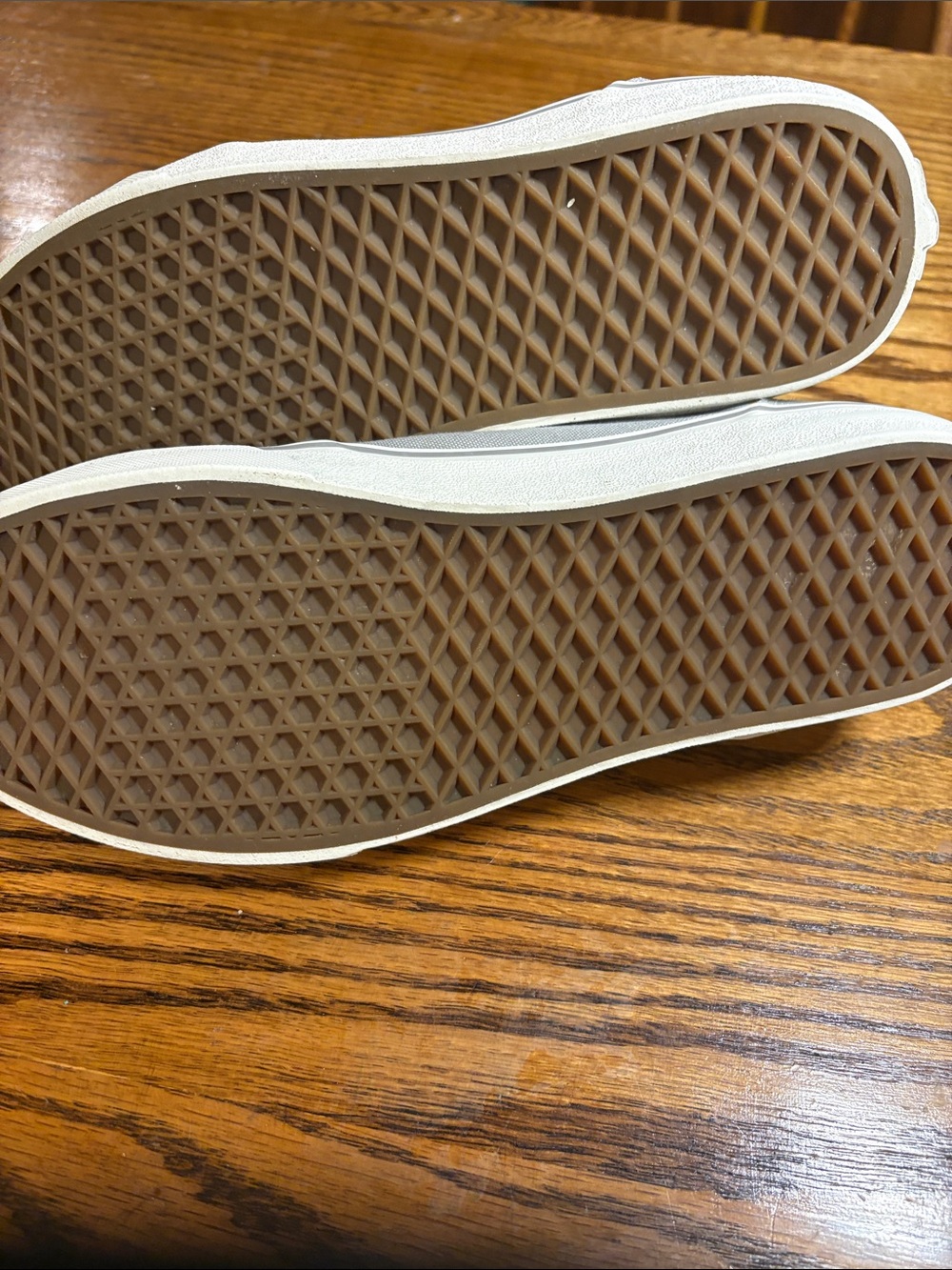 Vans Gray High-Top Canvas Sneakers with White Side Stripe - Picture 7 of 8